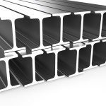 rolled metal H-beam