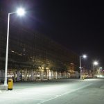 Parking lot at outdoor